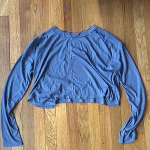 FP Movement by Free People Blue Crop Top